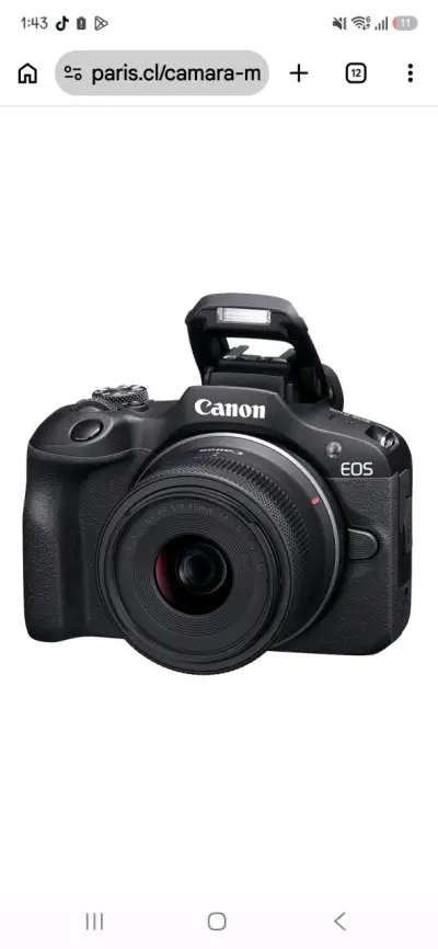 Cámara Canon EOS con lente RF 18-45mm - miniatura 1