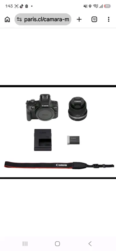 Cámara Canon EOS con lente RF 18-45mm - miniatura 4