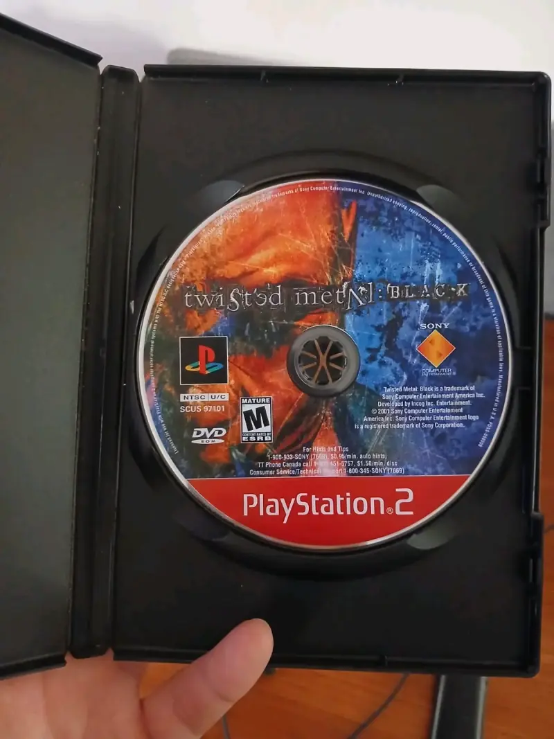 Disco Twisted Metal: Black para PlayStation 2