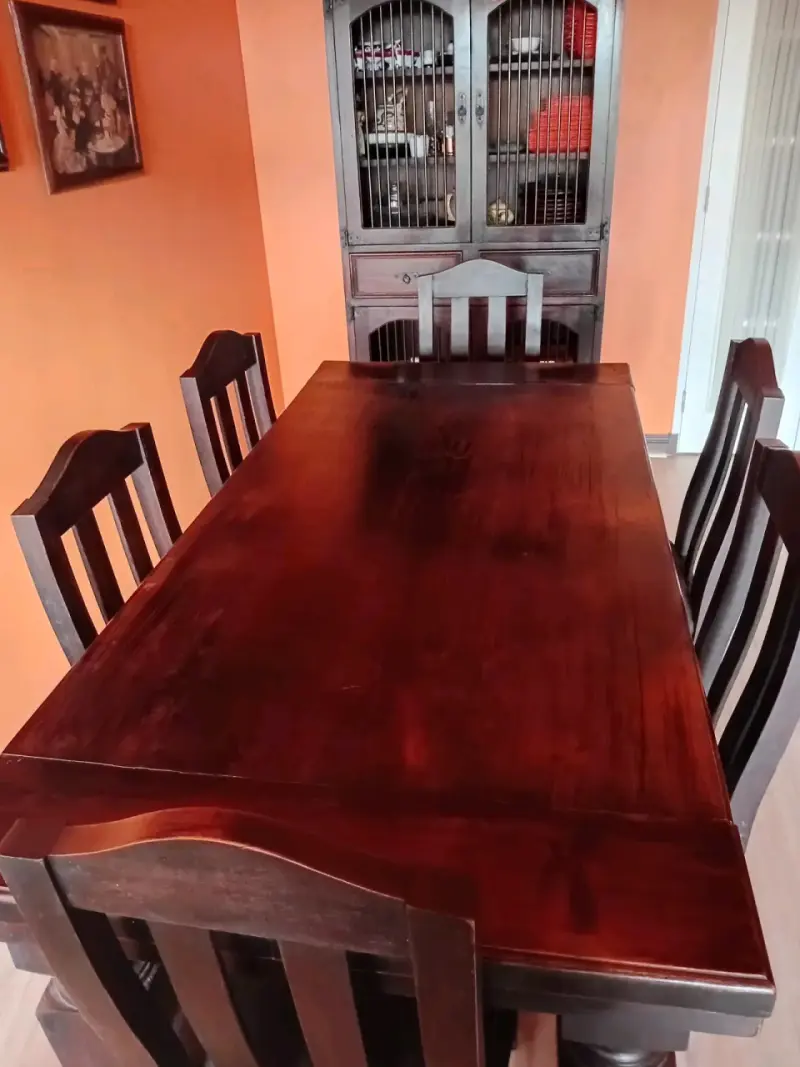 Juego de comedor de Roble para 6 personas - 1