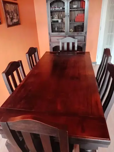 Juego de comedor de Roble  para 6 personas - miniatura 1