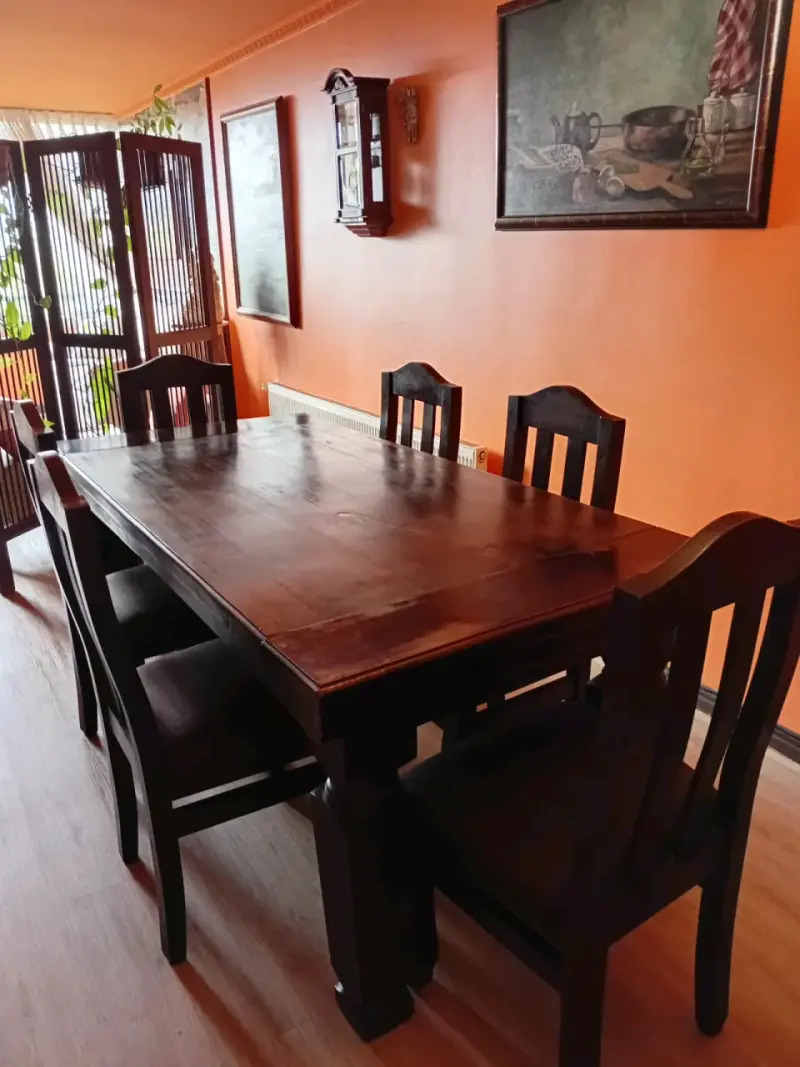 Juego de comedor de Roble para 6 personas - 2