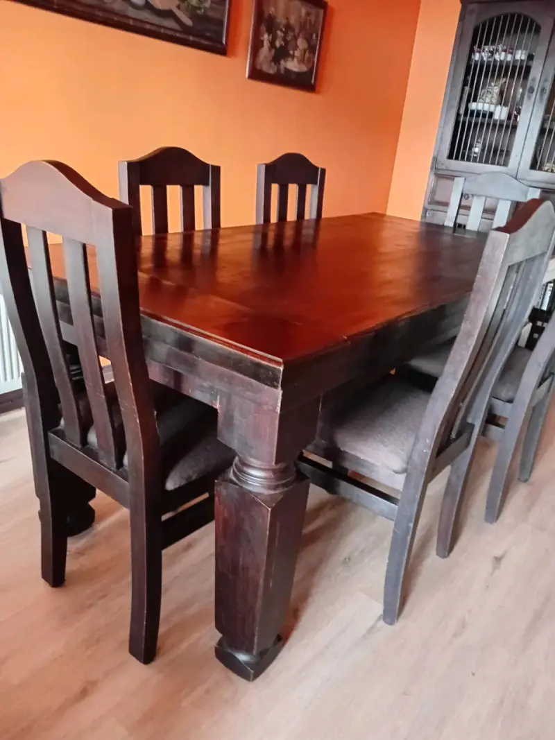 Juego de comedor de Roble para 6 personas - 5