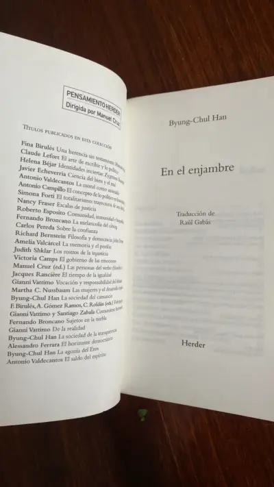 Libro 'En el enjambre' de Byung-Chul Han - miniatura 4