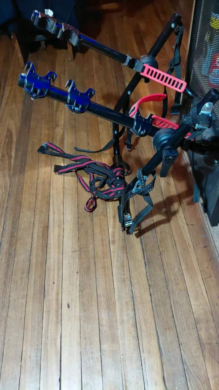 Portabicicletas para auto con correas ajustables - 2