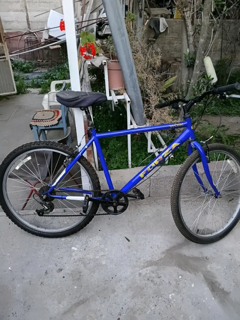 Bicicleta montaña azul Forza en buen estado - 1