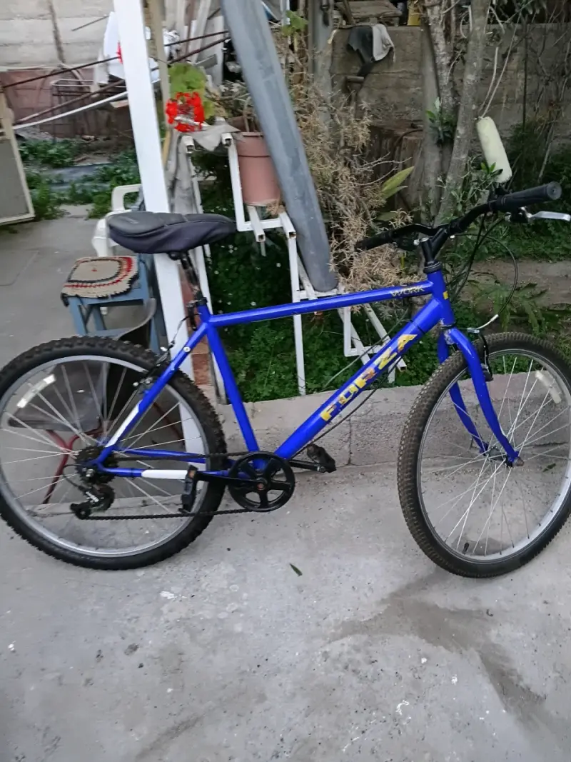 Bicicleta montaña azul Forza en buen estado - 2