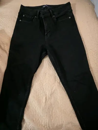 Jeans negros skinny GAP para mujer - miniatura 1