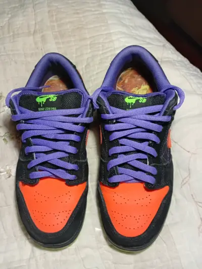 Zapatillas Nike SB Dunk Low Pro Naranja y Negro - miniatura 1