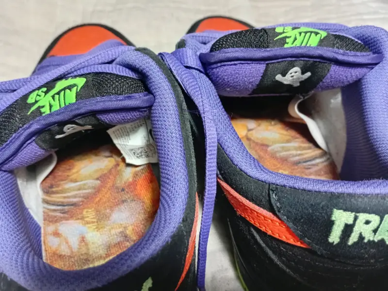 Zapatillas Nike SB Dunk Low Pro Naranja y Negro - 2