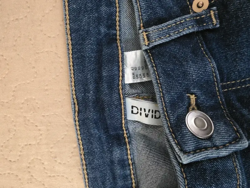 Jeans de mezclilla azul para mujer - 2