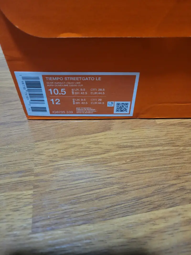 Zapatillas Nike Tiempo Streetgato LE 10.5/28.5cm - 3