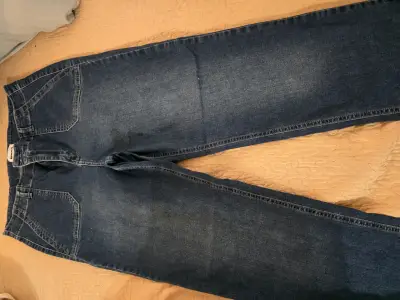 Jeans de mezclilla azul para mujer talla 44 - miniatura 1