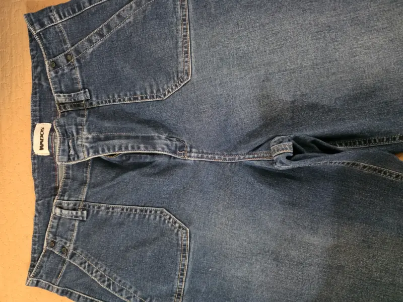 Jeans de mezclilla azul para mujer talla 44 - 2