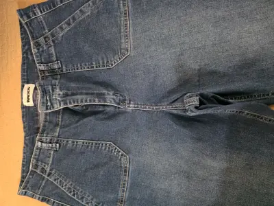 Jeans de mezclilla azul para mujer talla 44 - miniatura 2