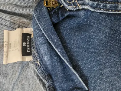 Jeans de mezclilla azul para mujer talla 44 - miniatura 3