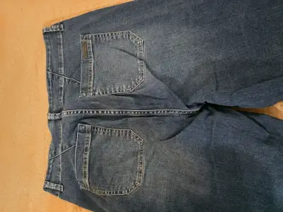 Jeans de mezclilla azul para mujer talla 44 - miniatura 5