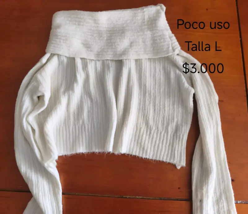 Poleron off shoulder