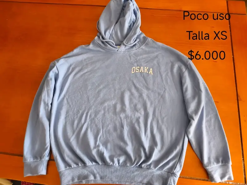 Polerón con capucha Osaka azul - 1