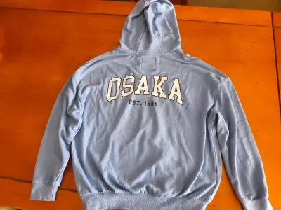 Polerón con capucha Osaka azul - miniatura 2