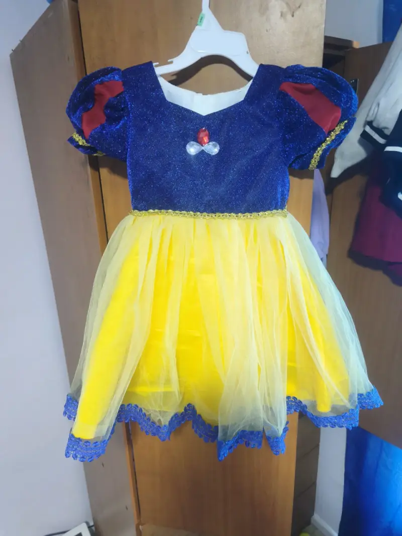 Disfraz de princesa para niña estilo Blancanieves - 1