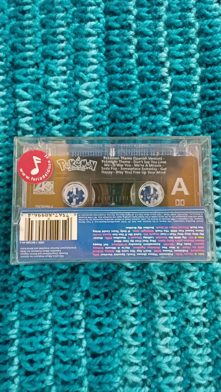 Cassette Banda Sonora Pokémon en buen estado - 2