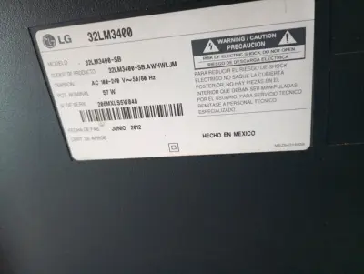 Televisor LG 32 pulgadas con control remoto - miniatura 3