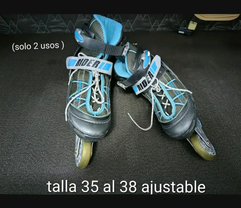 Patines en línea ajustables Rider talla 35-38 - 1