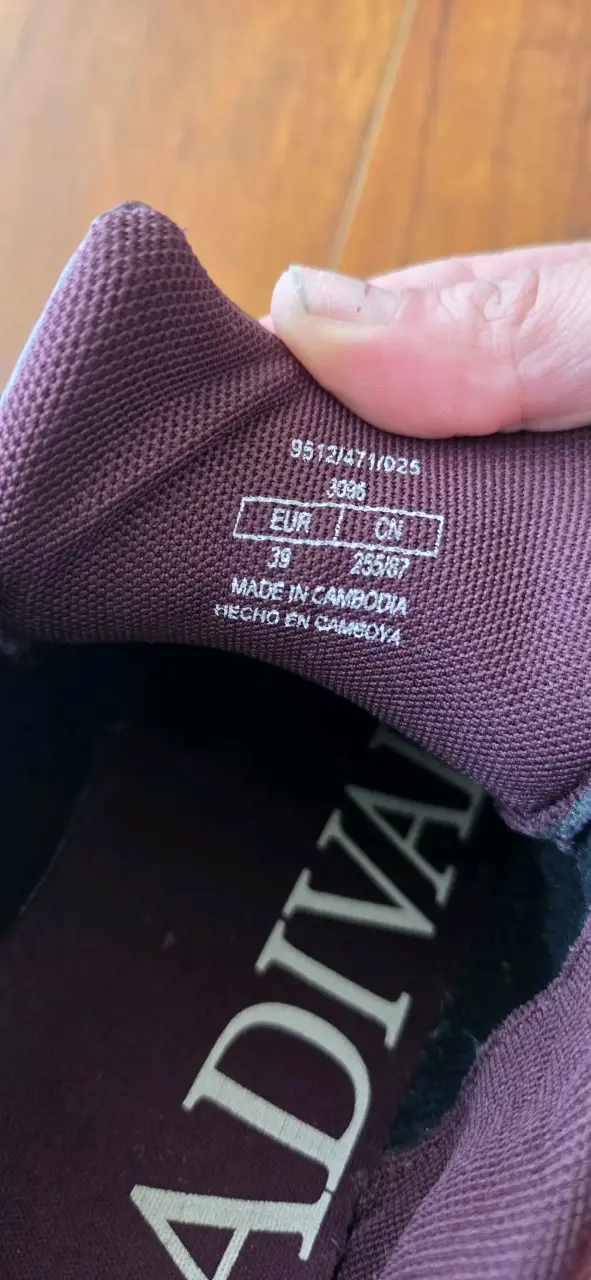 Zapatillas deportivas burdeos talla 39 - 4