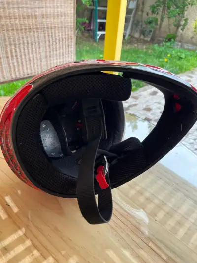 Casco de motocross Fly Racing Rockstar rojo - miniatura 6