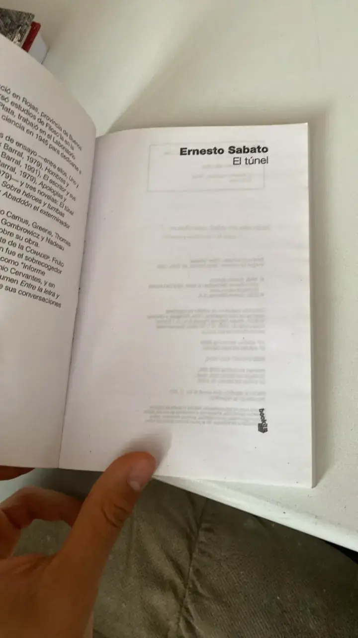 Libro 'El túnel' de Ernesto Sabato - 5