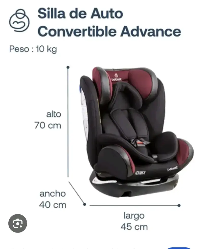 Silla de auto convertible Bebesit Advance - 1