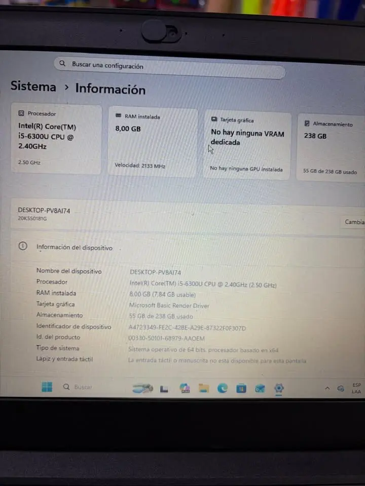 Notebook Lenovo ThinkPad X-270 - 5