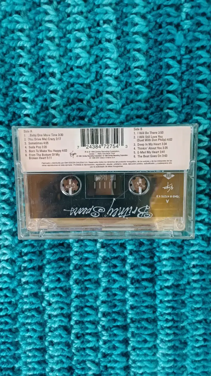 Cassette Britney Spears Baby One More Time - 2