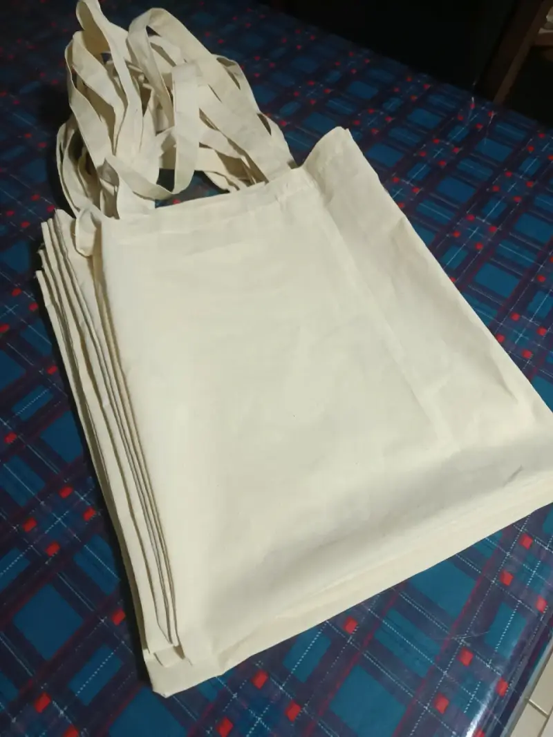 Bolsas reutilizables de crea beige - 1
