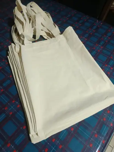 Bolsas  reutilizables de crea  beige - miniatura 1