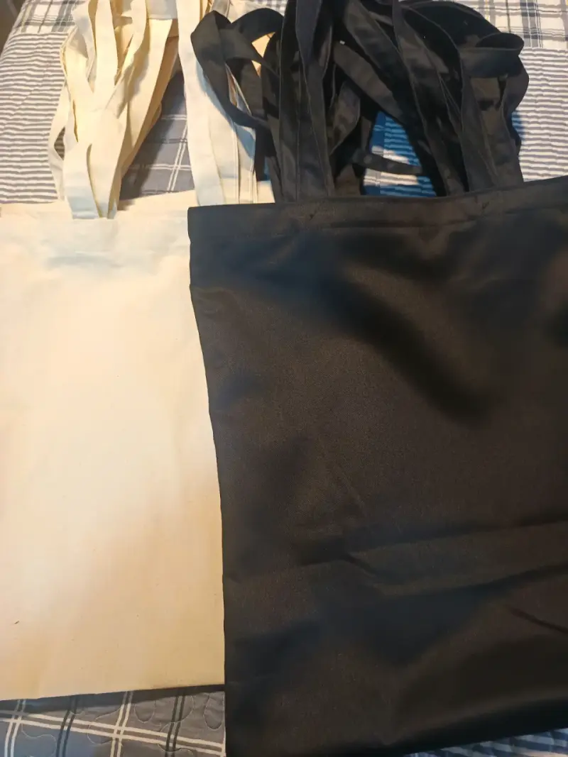 Bolsas reutilizables de crea beige - 3