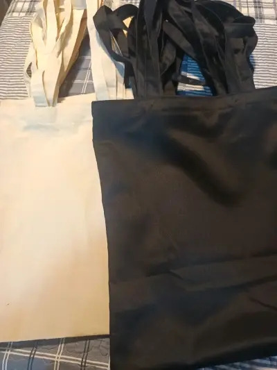 Bolsas  reutilizables de crea  beige - miniatura 3