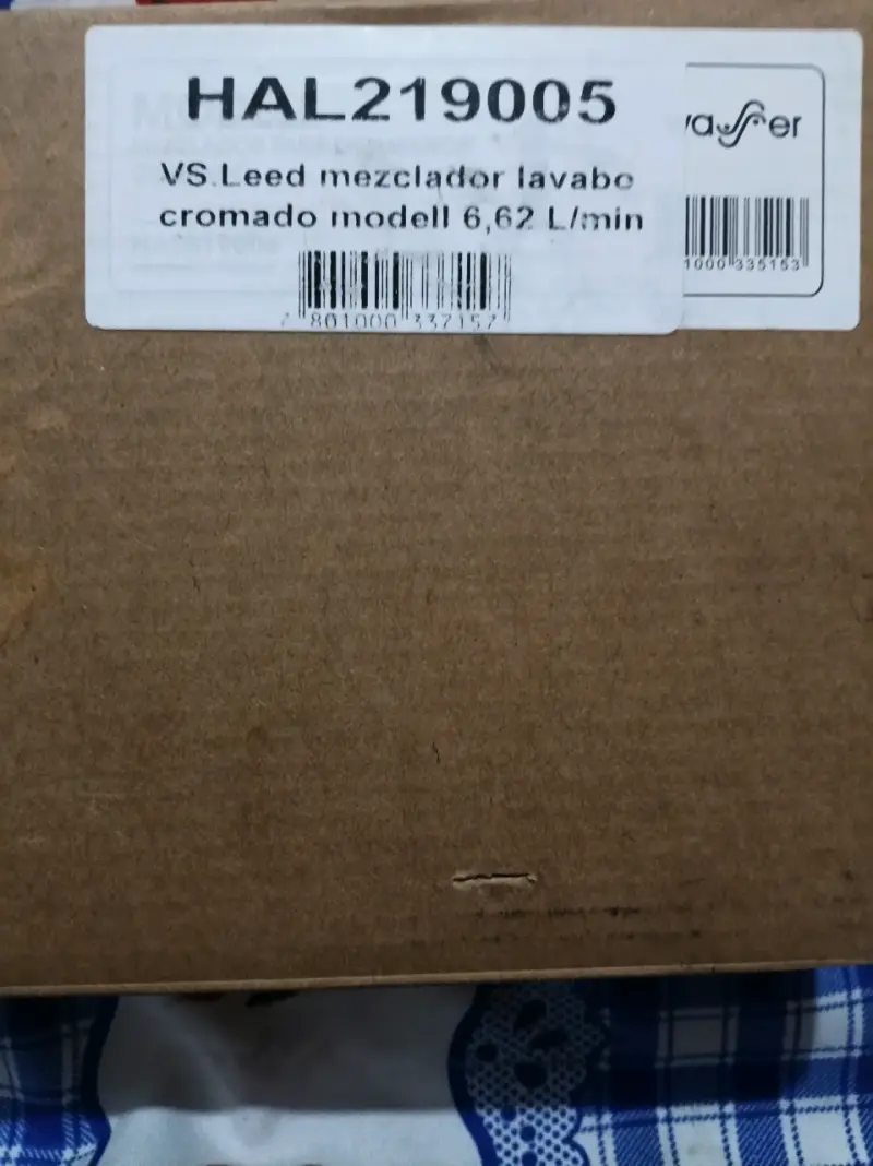 Grifo mezclador cromado para lavabo VS Leed - 3