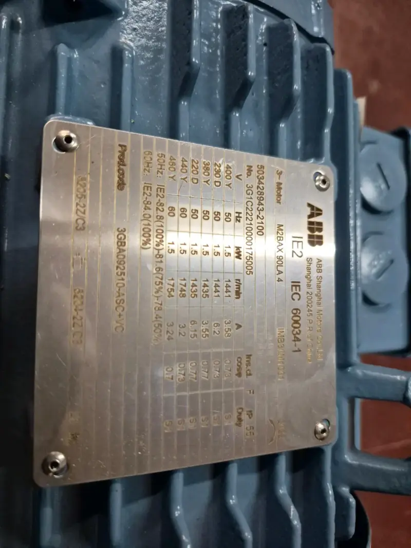 Motor trifásico ABB M2BAX 90LA 4 1.5 kW - 4