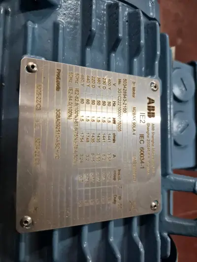 Motor trifásico ABB M2BAX 90LA 4 1.5 kW - miniatura 4
