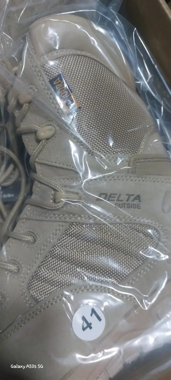 Botas tácticas Delta color beige talla 41 - 2