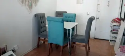 Juego de Comedor mármol con Sillas Acolchadas - miniatura 4
