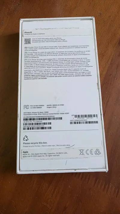 iPhone 16 128GB Negro en buen estado - miniatura 4