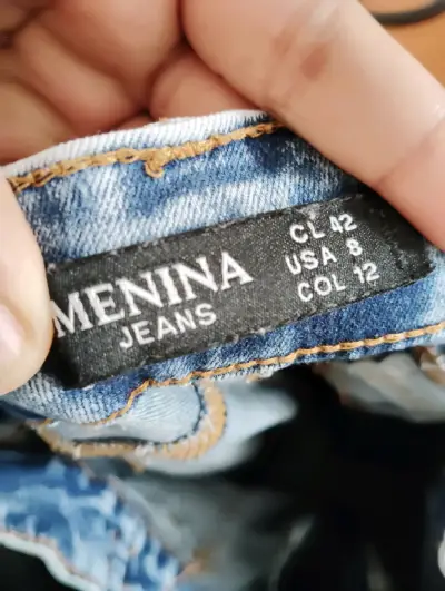 Jeans Menina con Bolsillos Cargo Talla 42 - miniatura 2