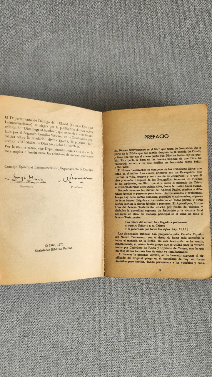 'Dios Llega al Hombre' Nuevo Testamento - 2