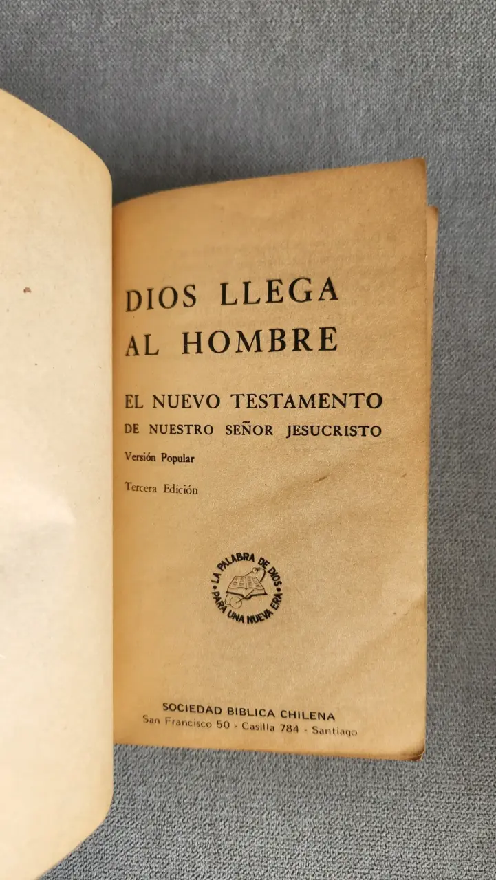 'Dios Llega al Hombre' Nuevo Testamento - 3