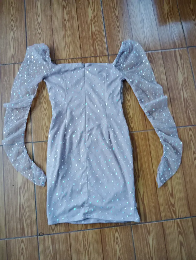 Vestido corto con lentejuelas Double Crazy - 2