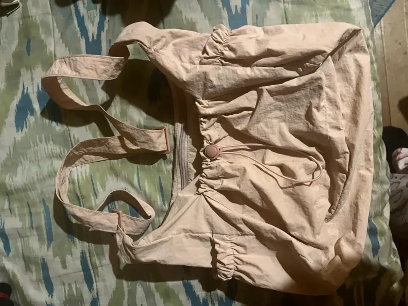 Bolso de hombro rosado pastel - 2