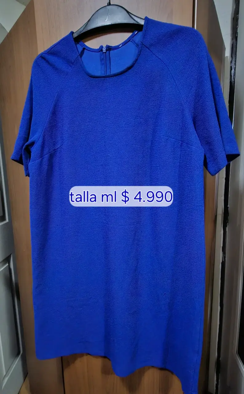 Vestido Calvin Klein bicolor talla S - 3